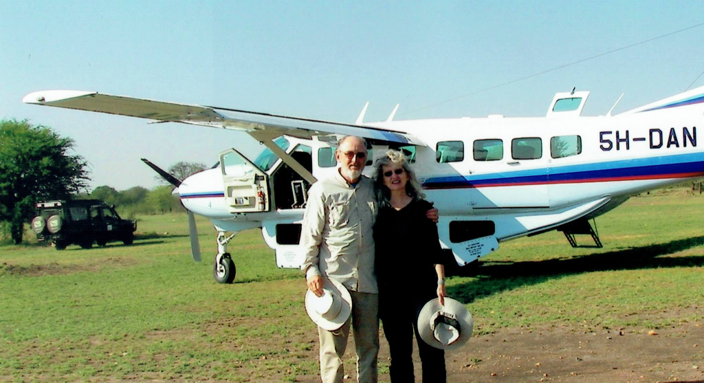 Dad & Mom on Safari