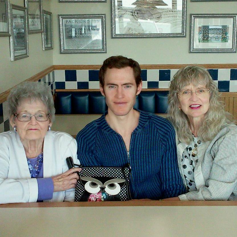 Grandma, Lukas, Mom
